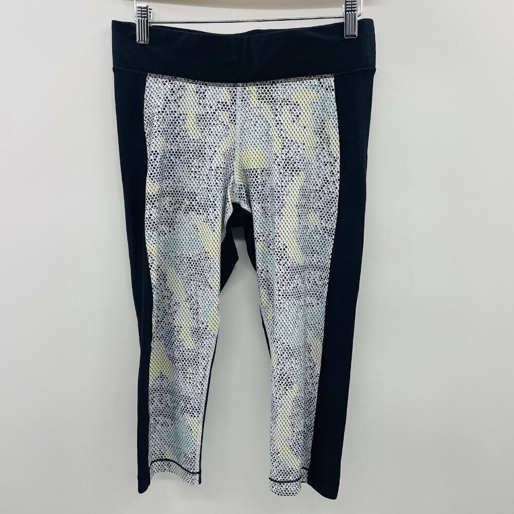 Under Armour Compression Womens Large Wide Waistband Printed Capri‎ Pants 1014